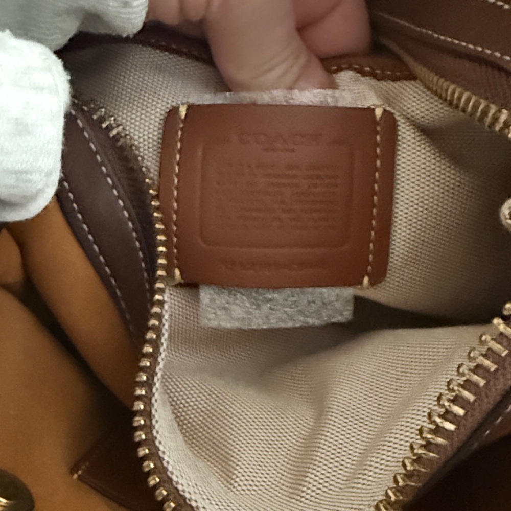 Brown and Tan Women's Handbag - Picture 9 of 13